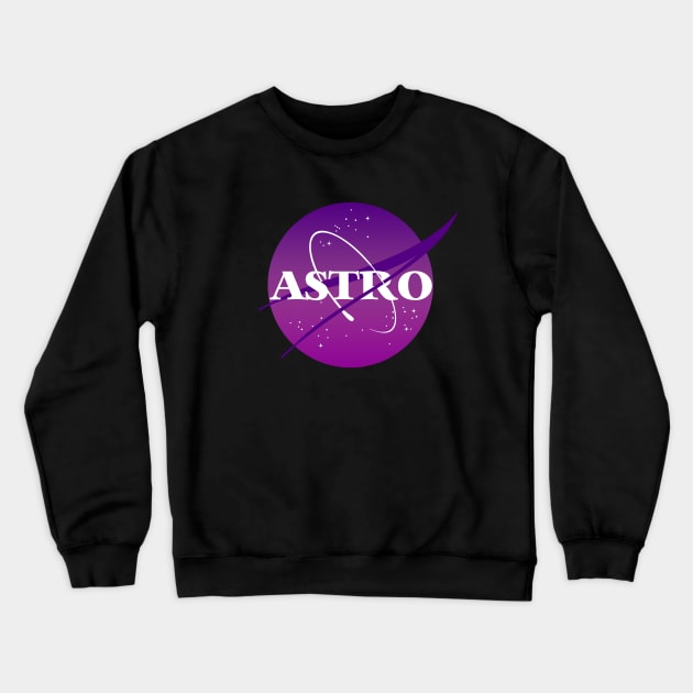 ASTRO (NASA) Crewneck Sweatshirt by lovelyday